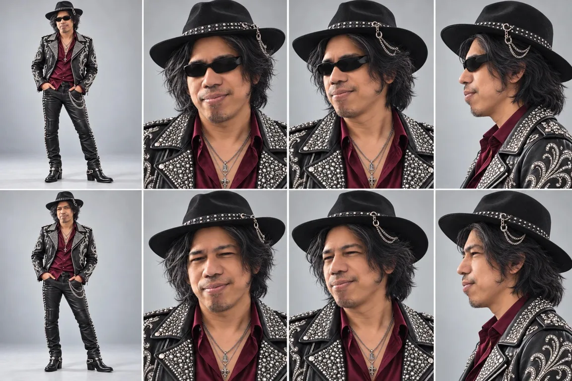 Studded hat character sheet