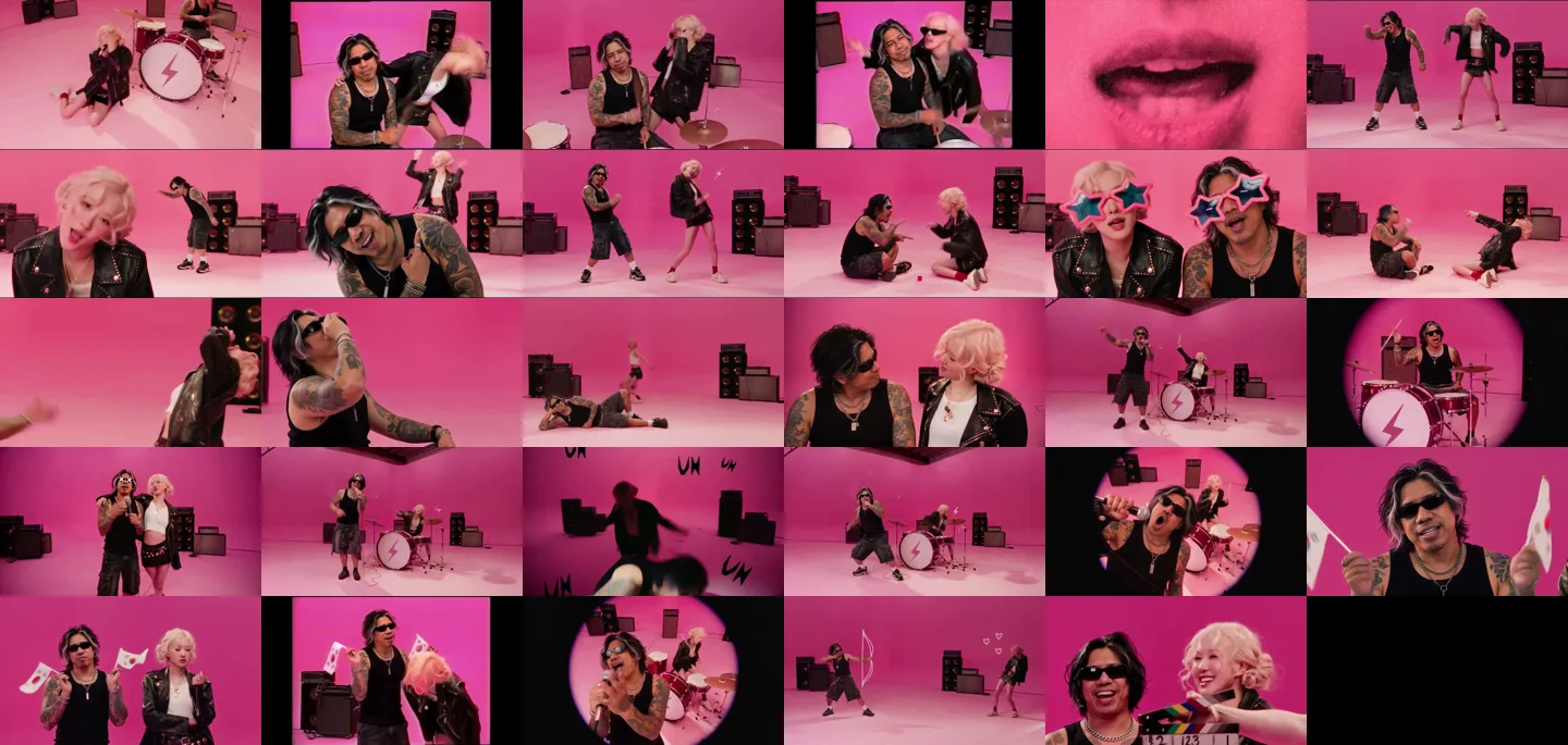Thumbnails of all shots in the final cut